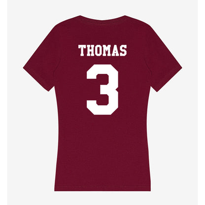 Texas A&M - NCAA Women's Volleyball : Tatum Thomas - Women's V-Neck T-Shirt-1