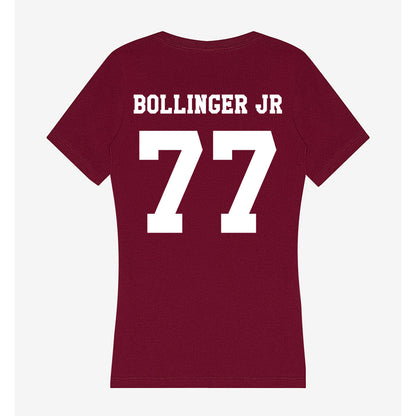 Texas A&M - NCAA Baseball : Michael Bollinger Jr - Women's V-Neck T-Shirt-1