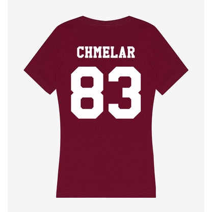 Texas A&M - NCAA Football : Colton Chmelar - Women's V-Neck T-Shirt-1