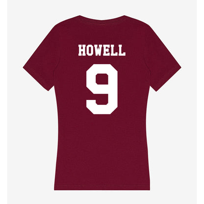 Texas A&M - NCAA Football : Cashius Howell - Women's V-Neck T-Shirt-1