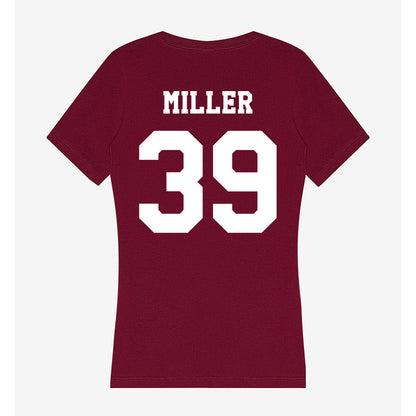 Texas A&M - NCAA Football : Luke Miller - Women's V-Neck T-Shirt-1