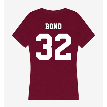 Texas A&M - NCAA Baseball : Hunter Bond - Women's V-Neck T-Shirt-1