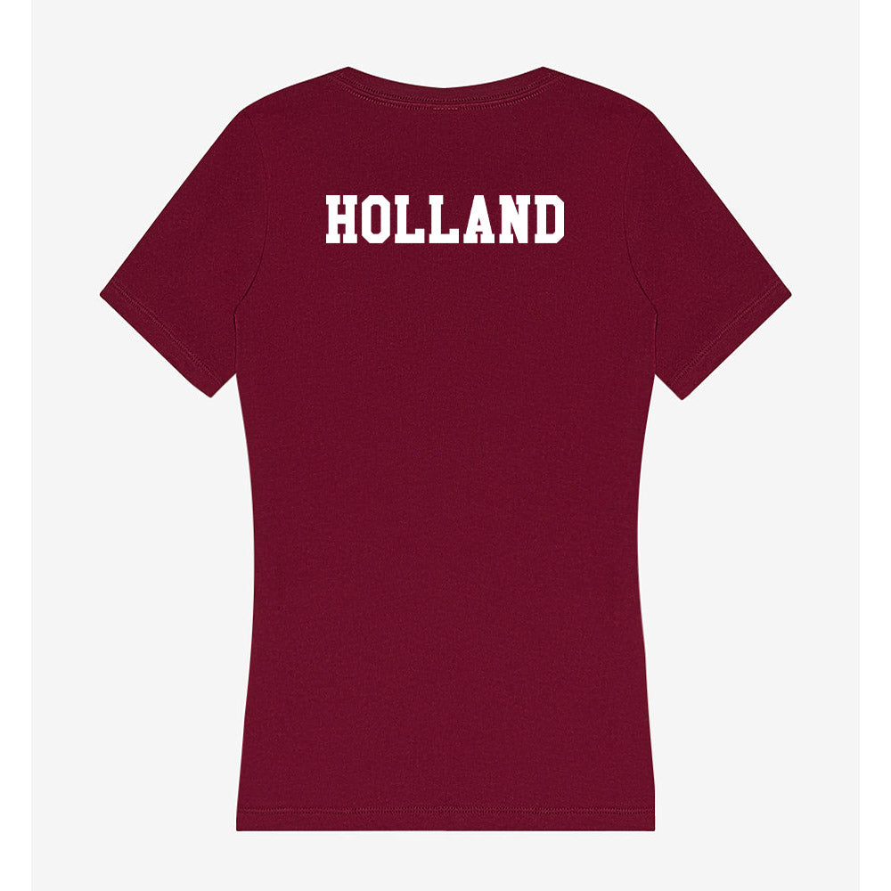 Texas A&M - NCAA Men's Track & Field : Blake Holland - Women's V-Neck T-Shirt-1