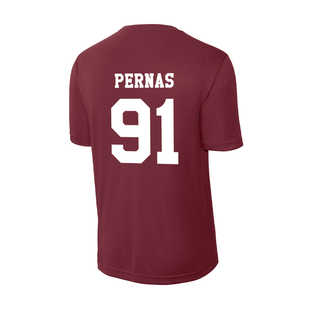 Texas A&M - NCAA Football : Lucas Pernas - Activewear T-Shirt-1