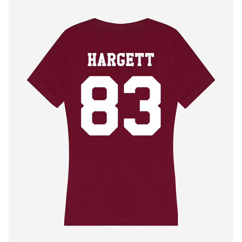 Texas A&M - NCAA Football : Will Hargett - Women's V-Neck T-Shirt-1