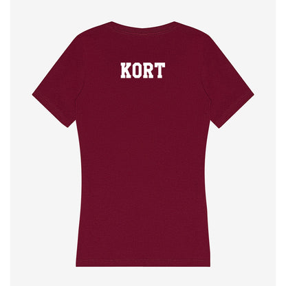 Texas A&M - NCAA Women's Golf : Brynn Kort - Women's V-Neck T-Shirt-1