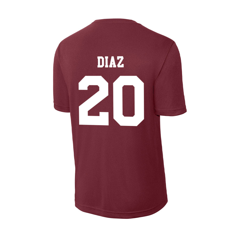 Texas A&M - NCAA Women's Soccer : Leah Diaz - Activewear T-Shirt-1