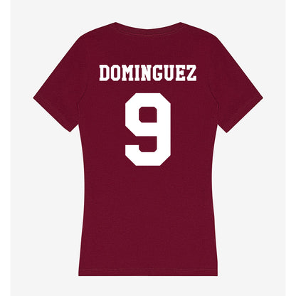 Texas A&M - NCAA Men's Basketball : Ruben Dominguez - Women's V-Neck T-Shirt-1