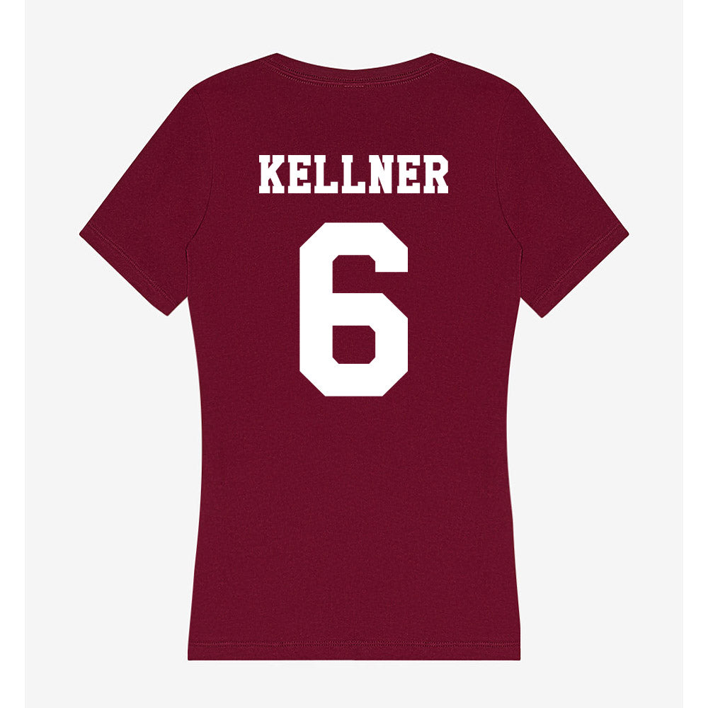 Texas A&M - NCAA Baseball : Boston Kellner - Women's V-Neck T-Shirt-1