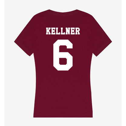 Texas A&M - NCAA Baseball : Boston Kellner - Women's V-Neck T-Shirt-1