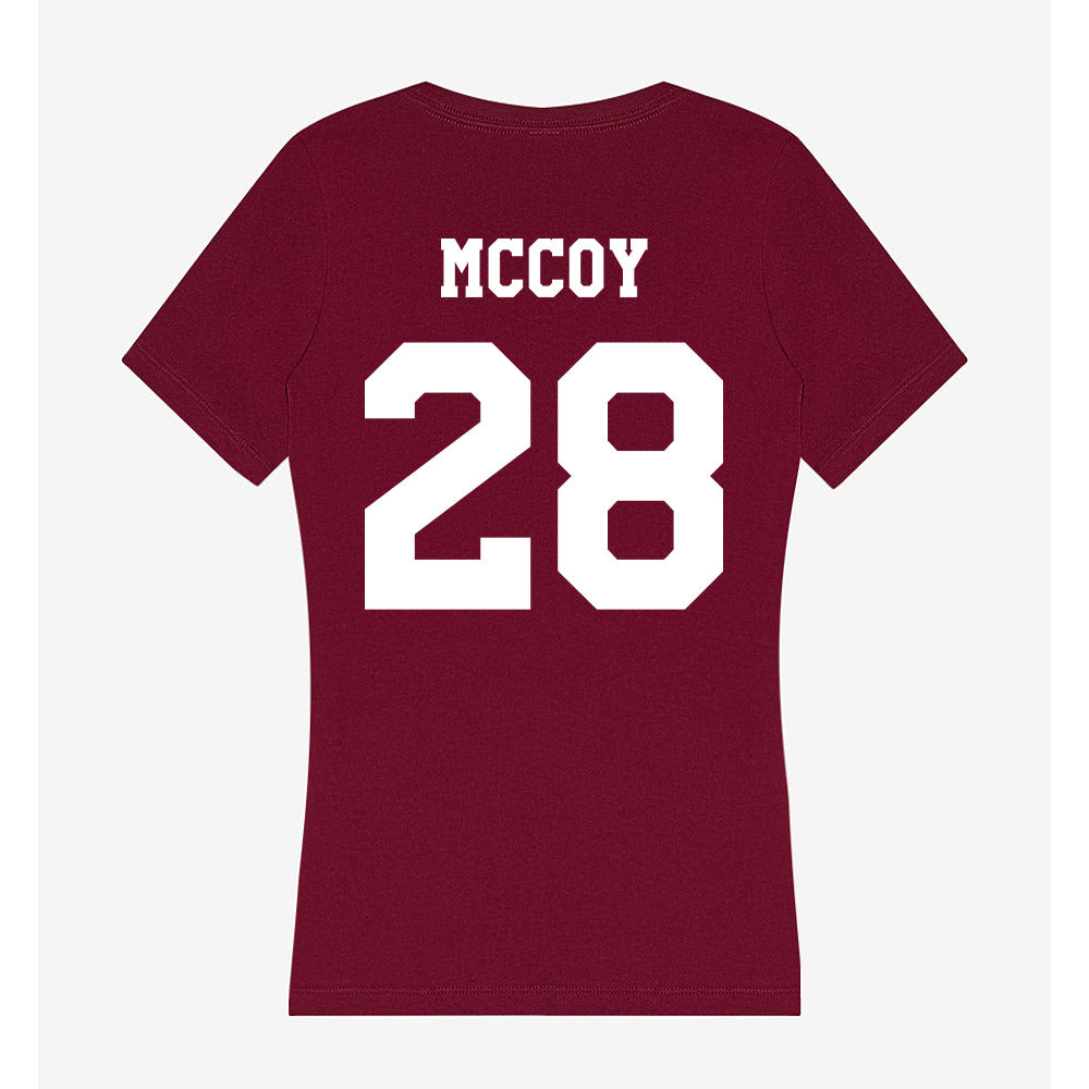 Texas A&M - NCAA Baseball : Caden McCoy - Women's V-Neck T-Shirt-1