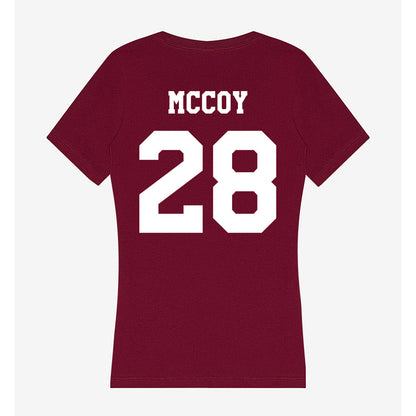 Texas A&M - NCAA Baseball : Caden McCoy - Women's V-Neck T-Shirt-1