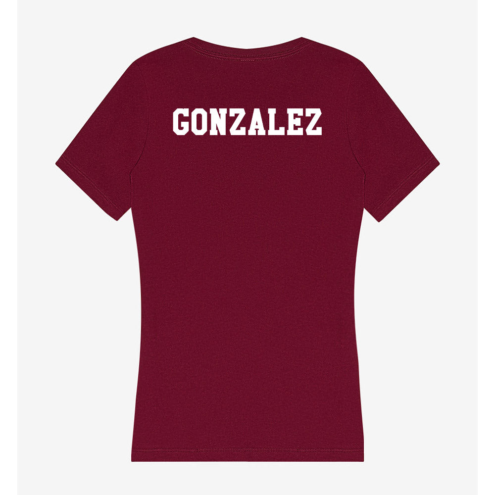 Texas A&M - NCAA Equestrian : Isabelle Gonzalez - Women's V-Neck T-Shirt-1