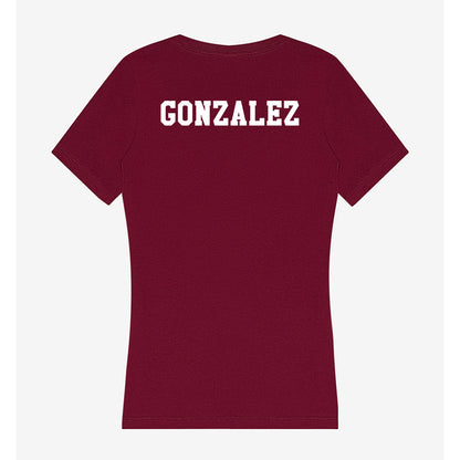 Texas A&M - NCAA Equestrian : Isabelle Gonzalez - Women's V-Neck T-Shirt-1