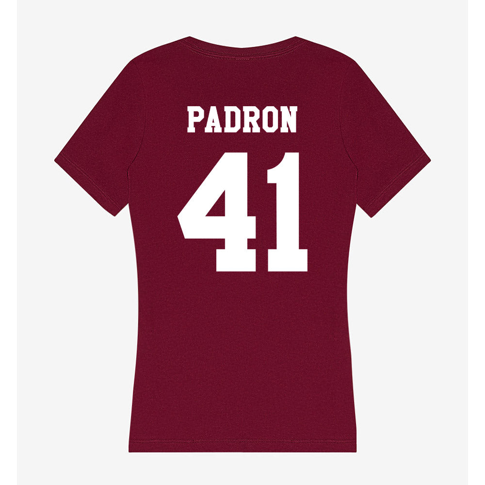 Texas A&M - NCAA Football : Liam Padron - Women's V-Neck T-Shirt-1