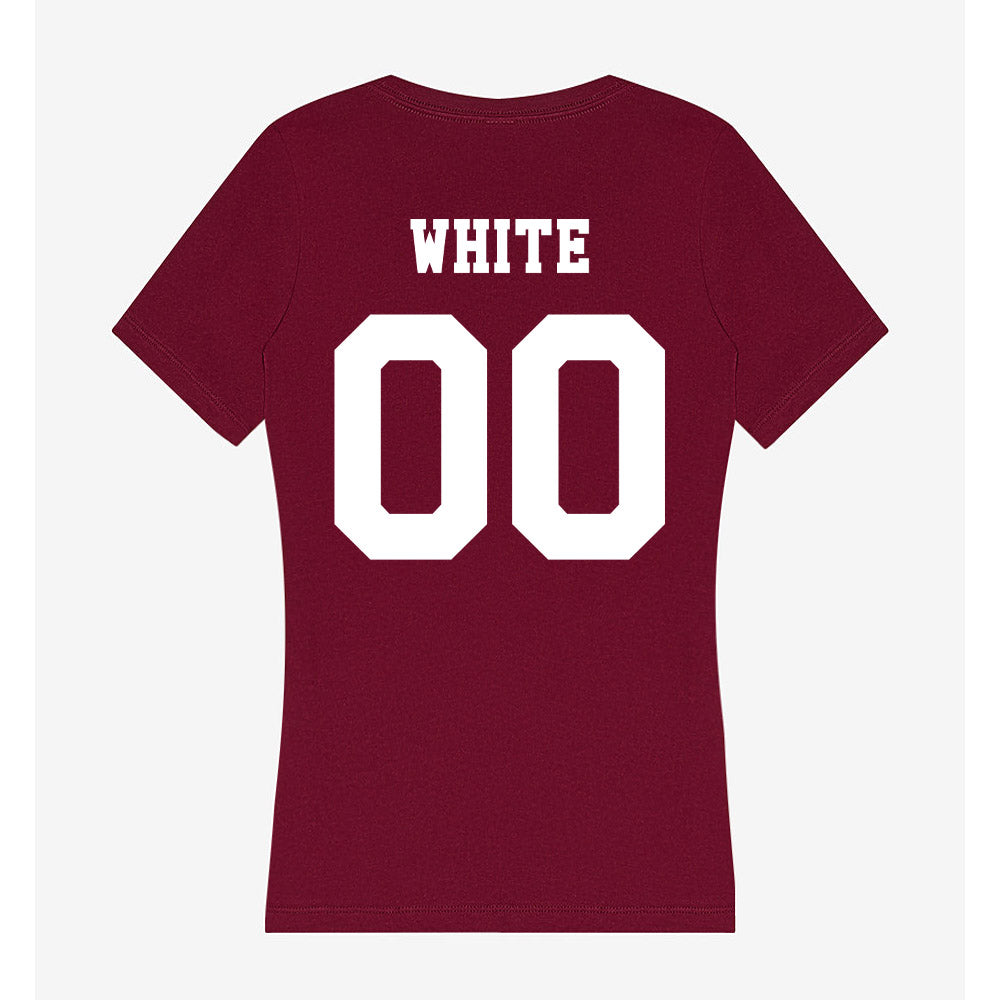 Texas A&M - NCAA Softball : Piper White - Women's V-Neck T-Shirt-1