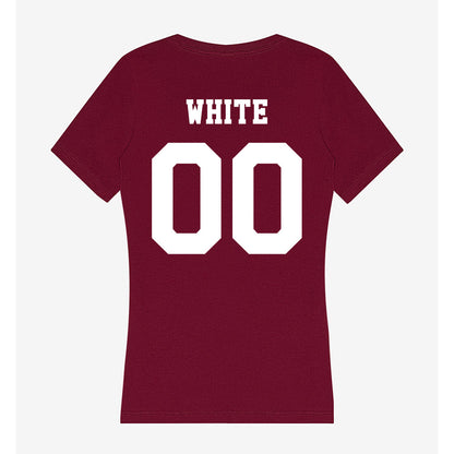 Texas A&M - NCAA Softball : Piper White - Women's V-Neck T-Shirt-1