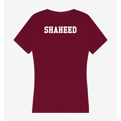 Texas A&M - NCAA Women's Track & Field : Aysha Shaheed - Women's V-Neck T-Shirt-1