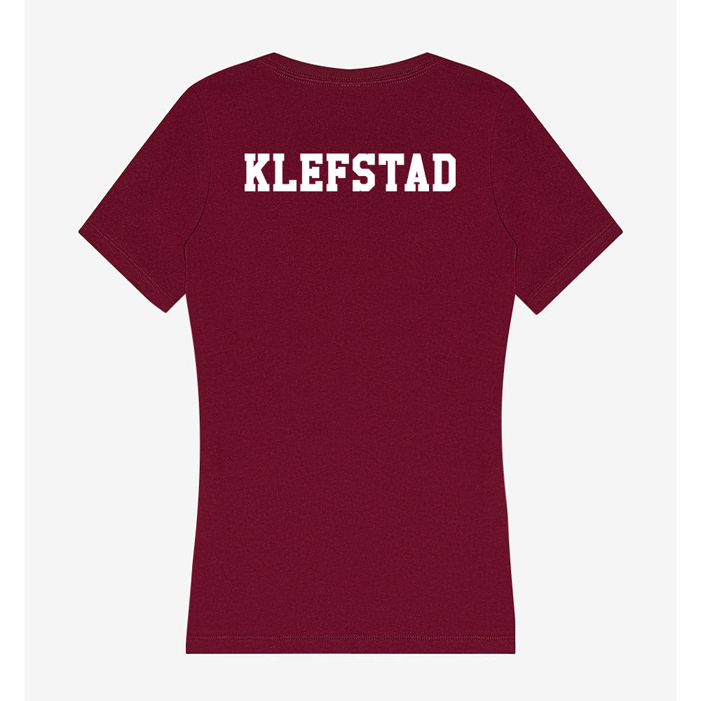 Texas A&M - NCAA Men's Track & Field : Ryley Klefstad - Women's V-Neck T-Shirt-1