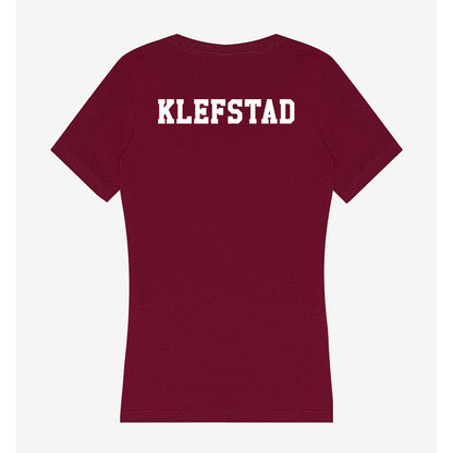 Texas A&M - NCAA Men's Track & Field : Ryley Klefstad - Women's V-Neck T-Shirt-1