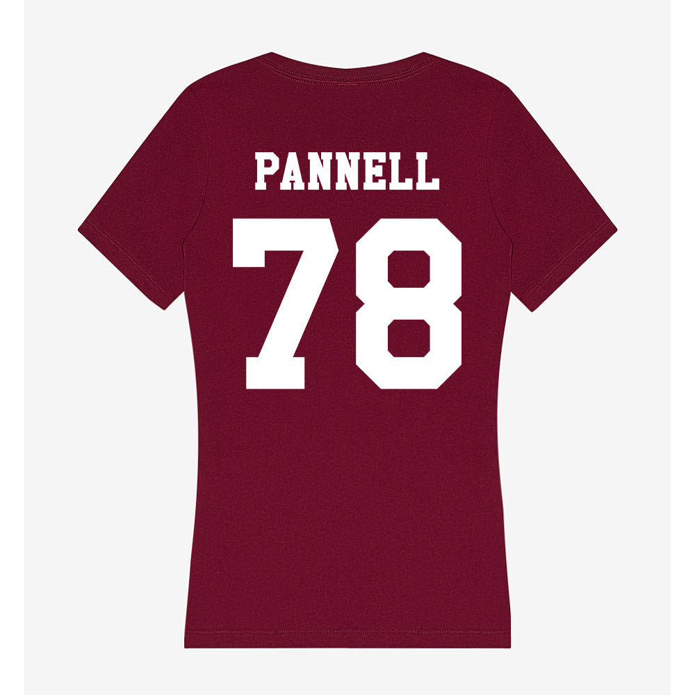 Texas A&M - NCAA Softball : Taylor Pannell - Women's V-Neck T-Shirt-1