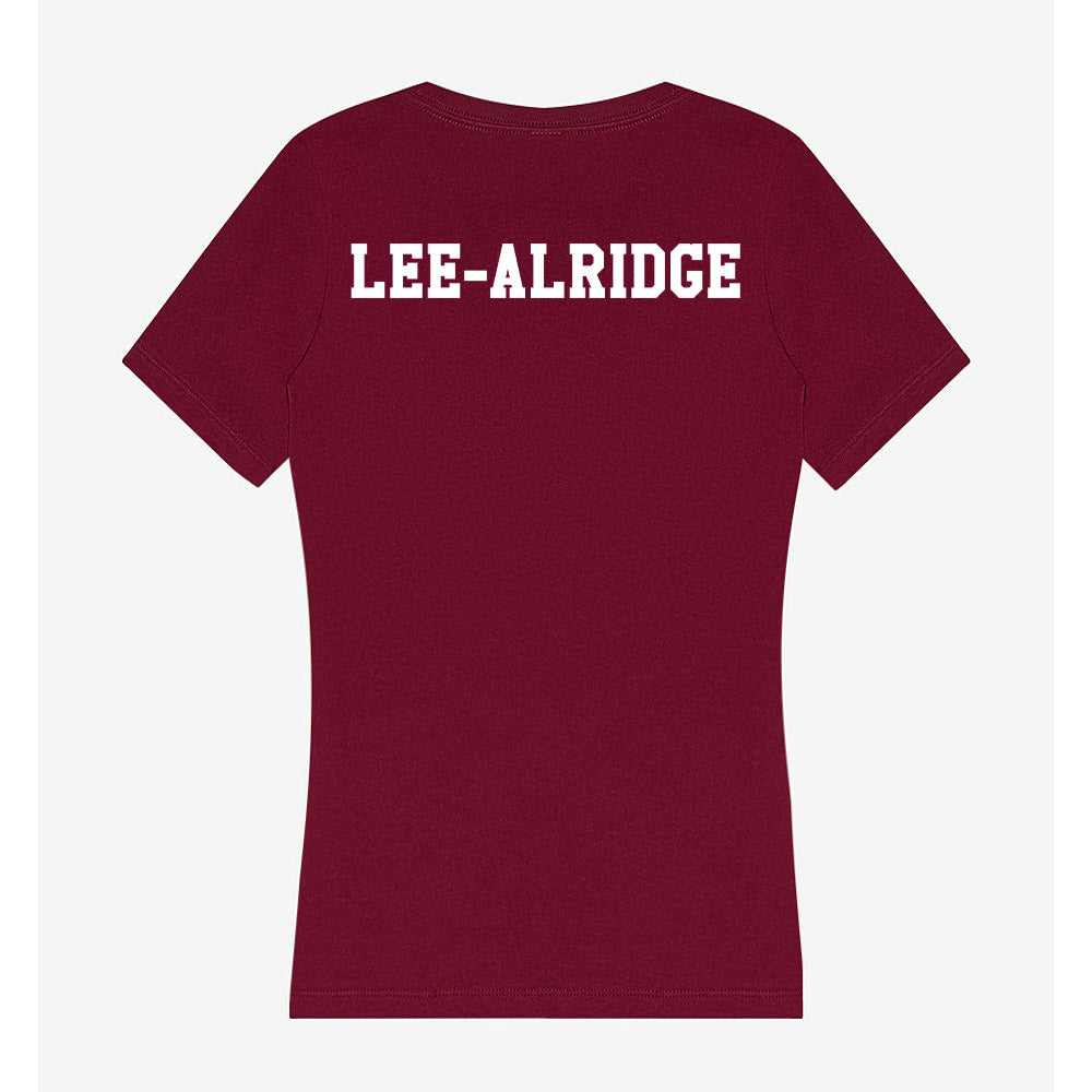 Texas A&M - NCAA Men's Track & Field : Jaise Lee-alridge - Women's V-Neck T-Shirt-1