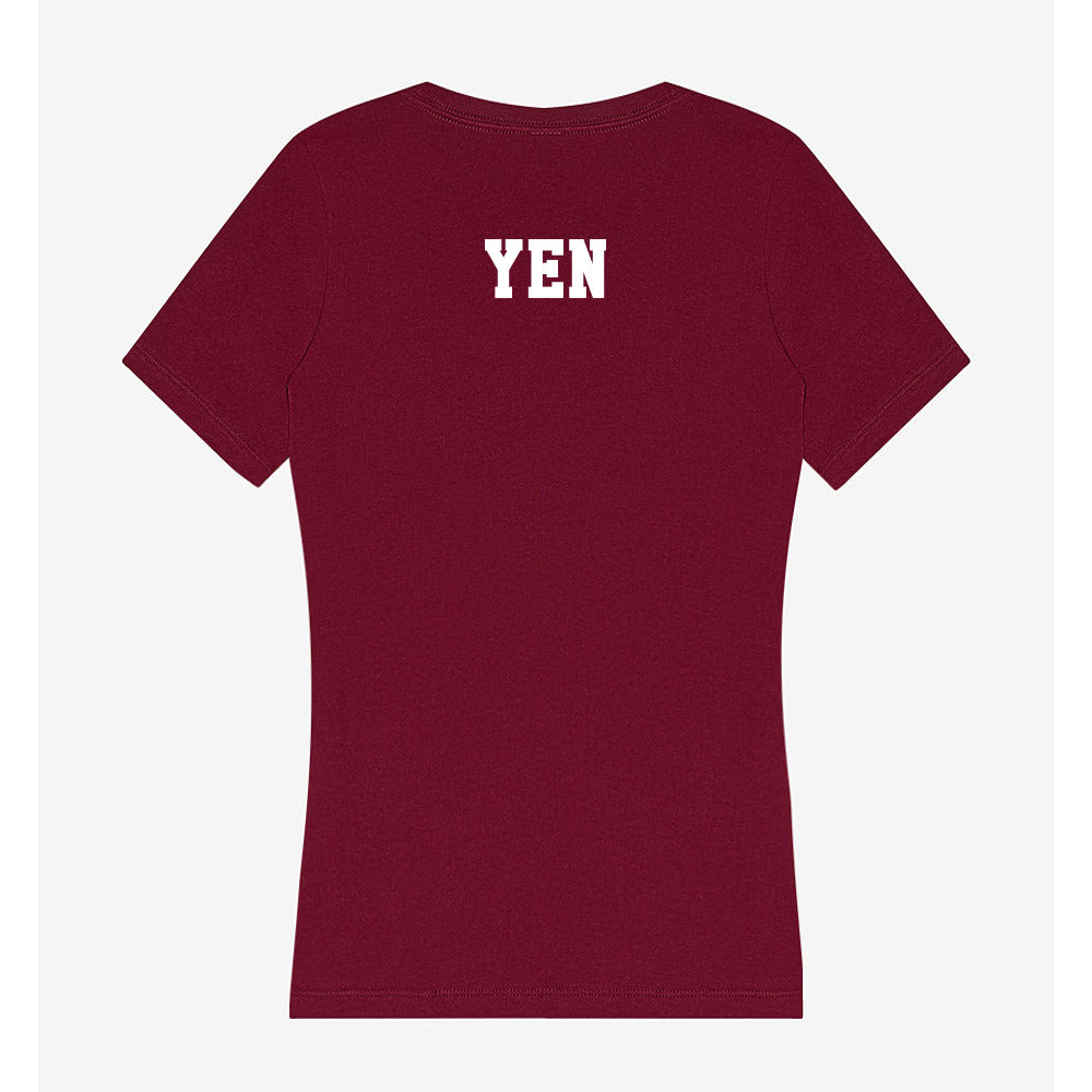 Texas A&M - NCAA Women's Golf : Natalie Yen - Women's V-Neck T-Shirt-1