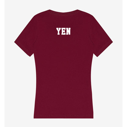 Texas A&M - NCAA Women's Golf : Natalie Yen - Women's V-Neck T-Shirt-1