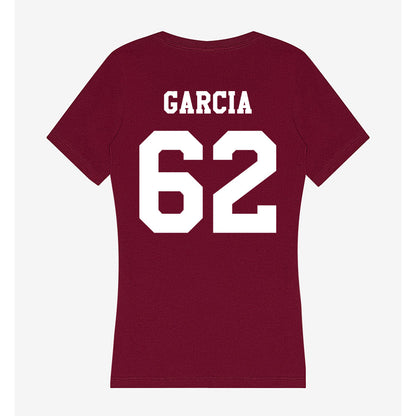 Texas A&M - NCAA Football : Marcus Garcia - Women's V-Neck T-Shirt-1