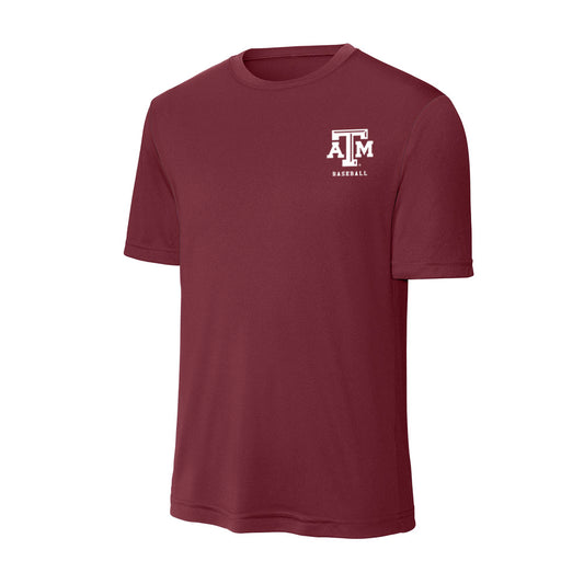 Texas A&M - NCAA Baseball : Zane Becker - Activewear T-Shirt-0