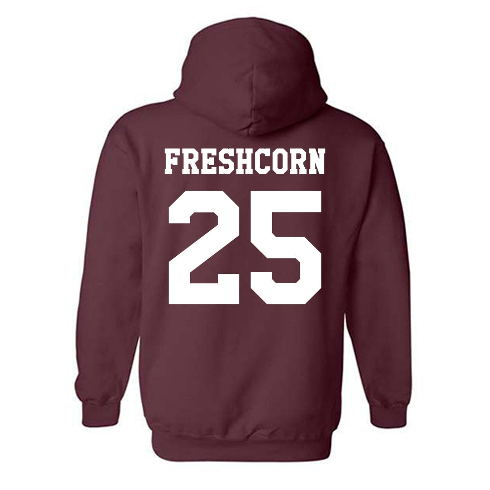 Texas A&M - NCAA Baseball : Clayton Freshcorn - Classic Shersey Hooded Sweatshirt-1