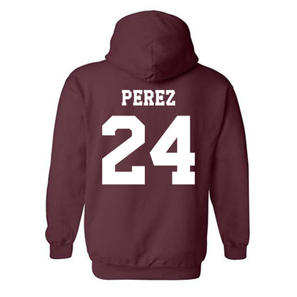 Texas A&M - NCAA Softball : Mya Perez - Classic Shersey Hooded Sweatshirt-1