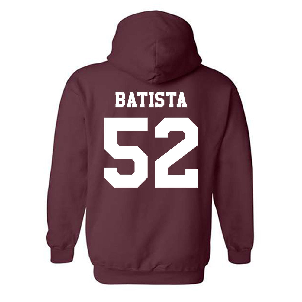 Texas A&M - NCAA Baseball : Elijah Batista - Classic Shersey Hooded Sweatshirt-1