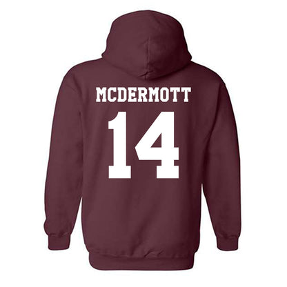 Texas A&M - NCAA Men's Basketball : Chris Mcdermott - Classic Shersey Hooded Sweatshirt-1