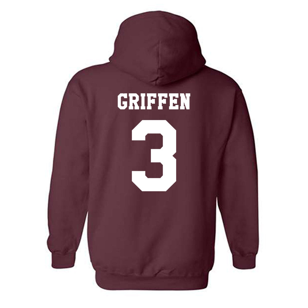 Texas A&M - NCAA Men's Basketball : Rylan Griffen - Classic Shersey Hooded Sweatshirt-1
