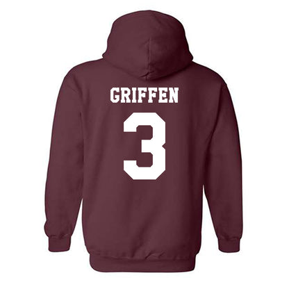 Texas A&M - NCAA Men's Basketball : Rylan Griffen - Classic Shersey Hooded Sweatshirt-1