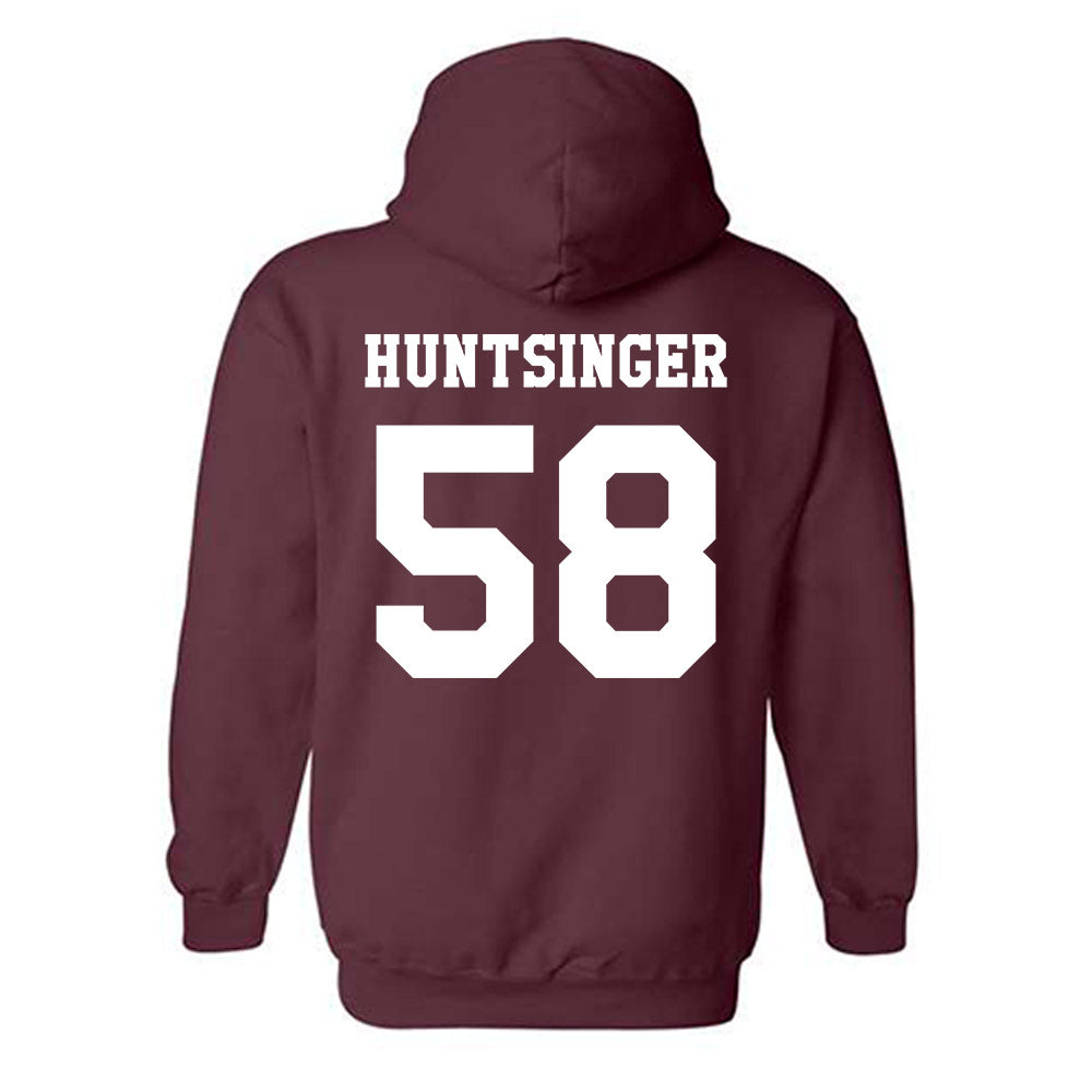 Texas A&M - NCAA Football : William Huntsinger - Classic Shersey Hooded Sweatshirt-1