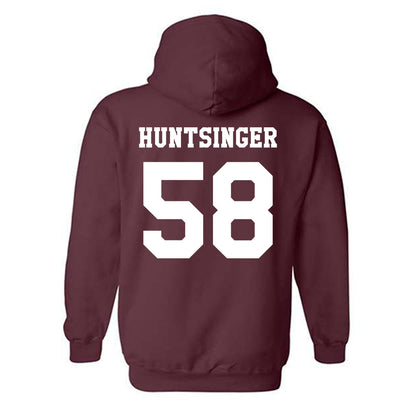 Texas A&M - NCAA Football : William Huntsinger - Classic Shersey Hooded Sweatshirt-1