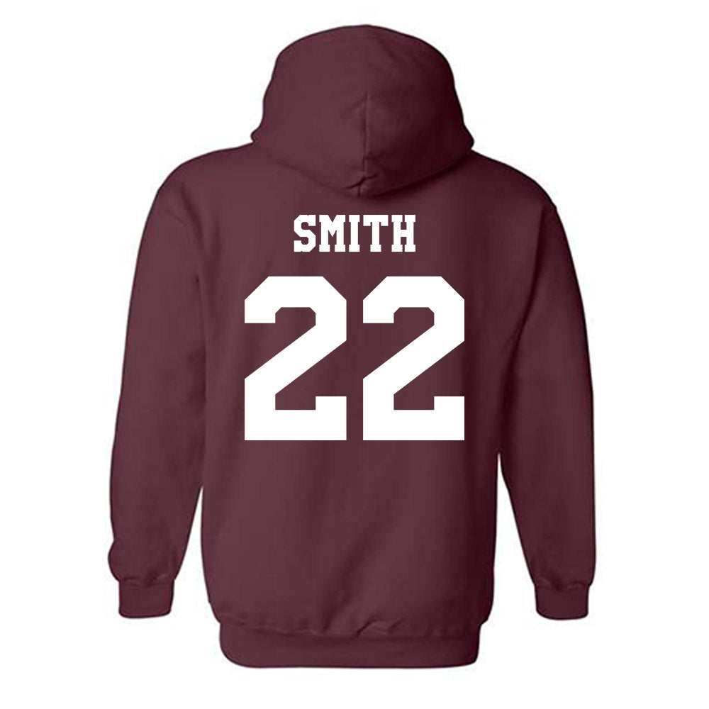 Texas A&M - NCAA Football : EJ Smith - Classic Shersey Hooded Sweatshirt-1