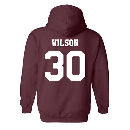 Texas A&M - NCAA Baseball : Kaiden Wilson - Classic Shersey Hooded Sweatshirt-1