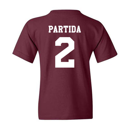 Texas A&M - NCAA Baseball : Nico Partida - Classic Shersey Youth T-Shirt-1