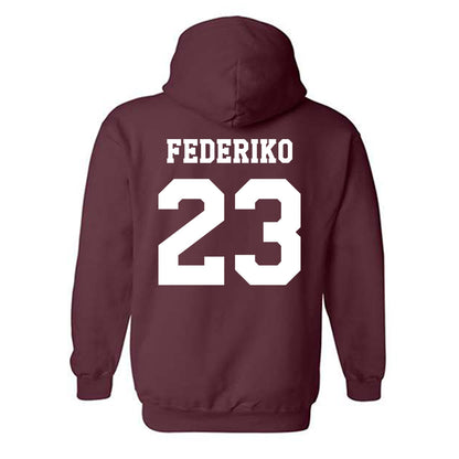 Texas A&M - NCAA Men's Basketball : Federiko Federiko - Classic Shersey Hooded Sweatshirt-1