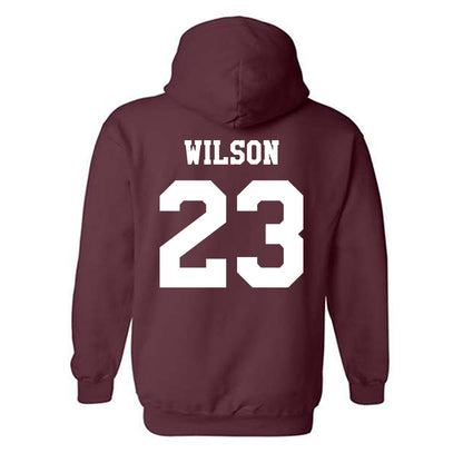 Texas A&M - NCAA Baseball : Jorian Wilson - Classic Shersey Hooded Sweatshirt-1