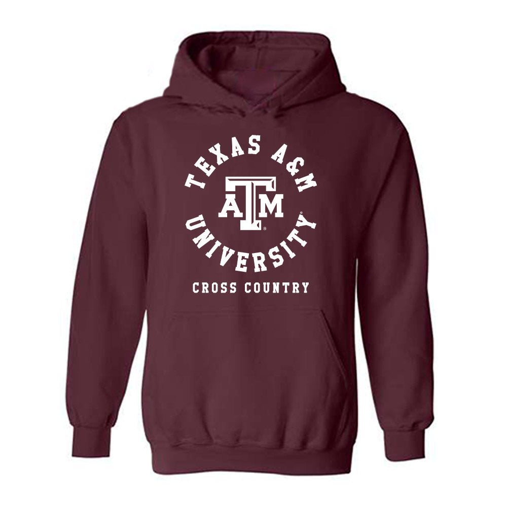Texas A&M - NCAA Men's Cross Country : Carter Gordy - Classic Shersey Hooded Sweatshirt-0