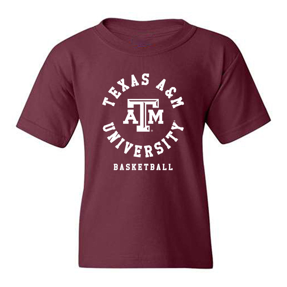 Texas A&M - NCAA Men's Basketball : Marcus Hill - Classic Shersey Youth T-Shirt-0