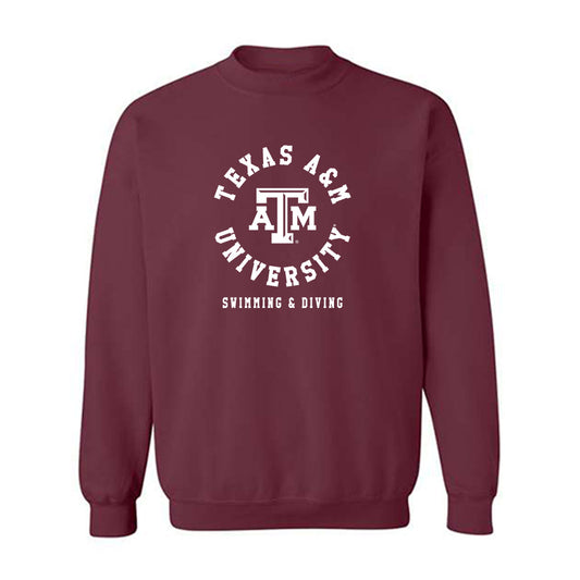 Texas A&M - NCAA Women's Swimming & Diving : Eloise Williamson - Classic Shersey Crewneck Sweatshirt-0
