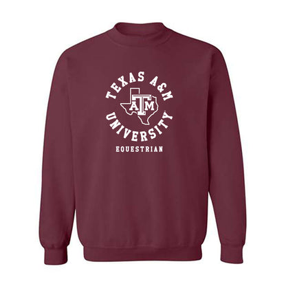 Texas A&M - NCAA Equestrian : Clara Nemeth - Classic Shersey Crewneck Sweatshirt-0