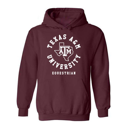 Texas A&M - NCAA Equestrian : Brooke Hudson - Classic Shersey Hooded Sweatshirt-0