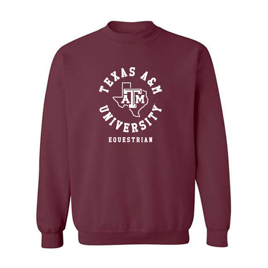 Texas A&M - NCAA Equestrian : Marianna Rodriguez - Classic Shersey Crewneck Sweatshirt-0
