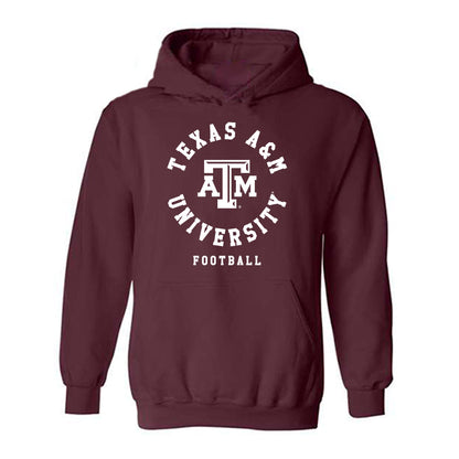 Texas A&M - NCAA Football : Gray Evans - Classic Shersey Hooded Sweatshirt-0